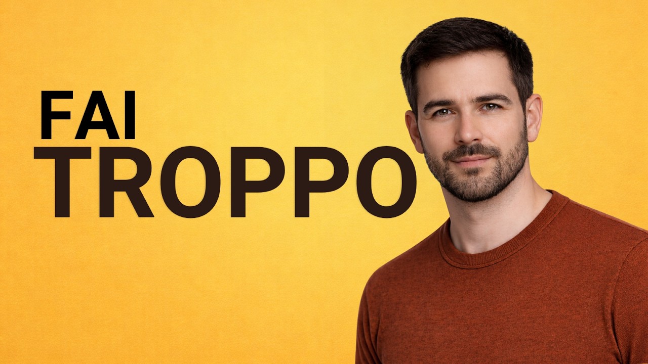 Fai troppo per imparare italiano (e questo ti blocca)