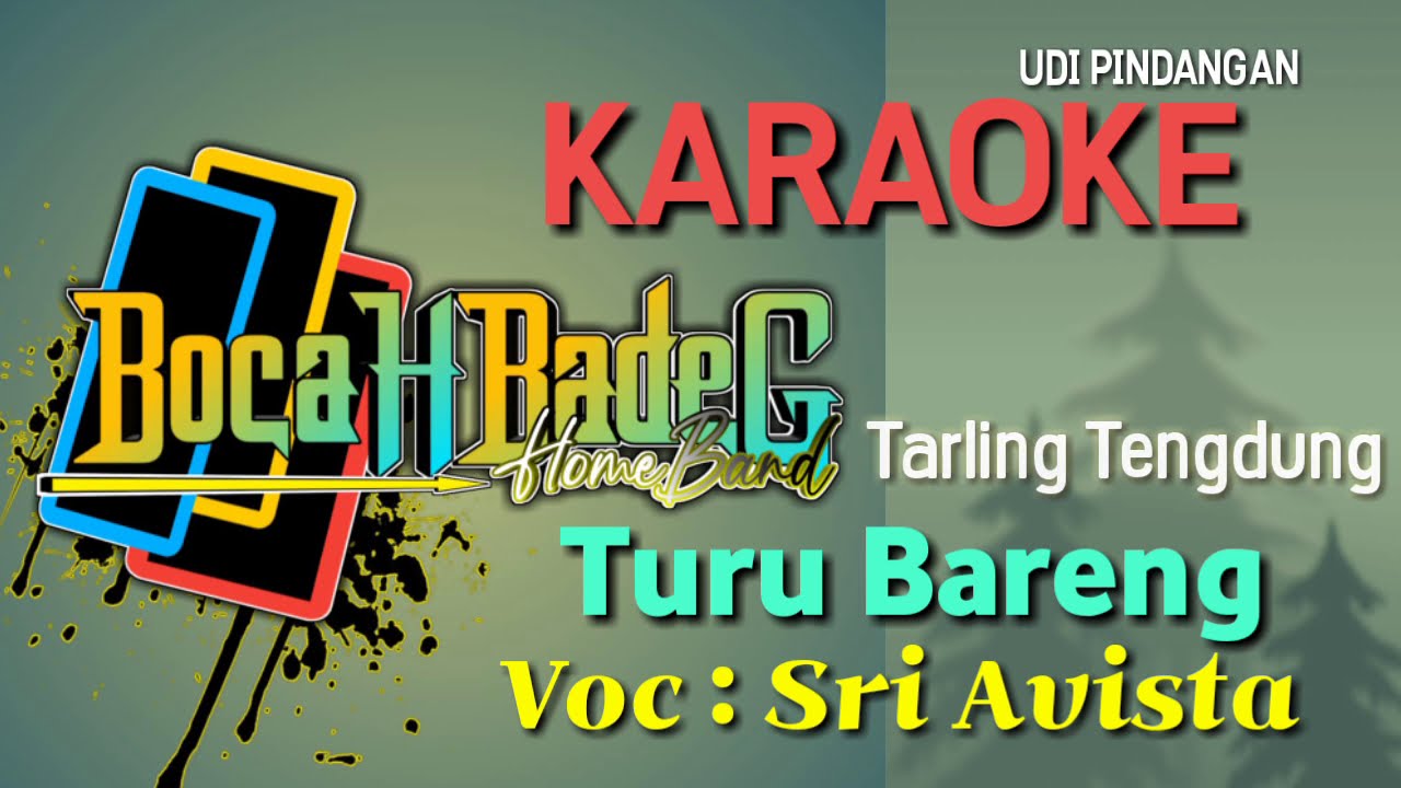 TURU BARENG (SRI AVISTA) KARAOKE UDI PINDANGAN