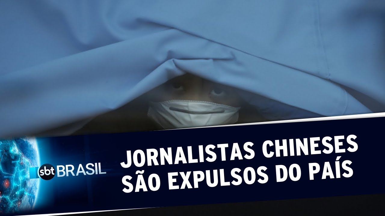 Jornalistas chineses que cobriram surto de coronavírus são expulsos do país | SBT Brasil (19/02/20)