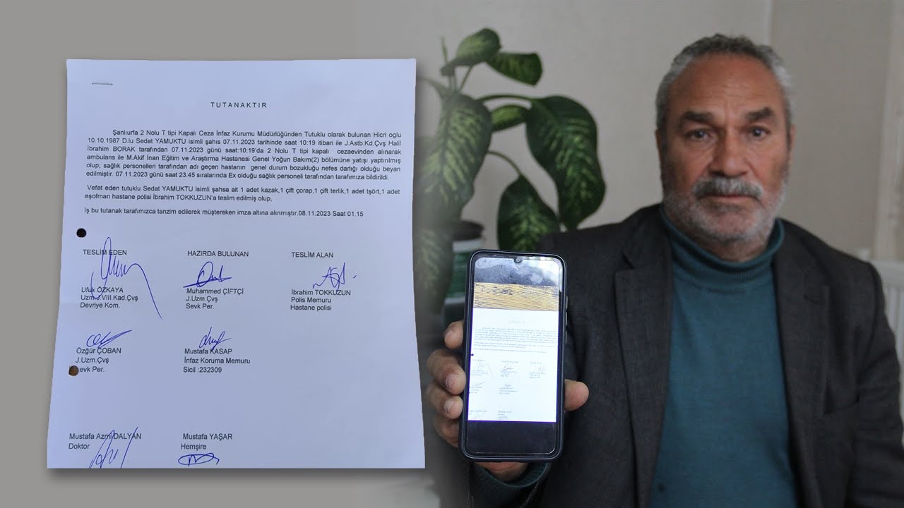 URFA T TİPİ CEZAEVİ'NDE ŞÜPHELİ ÖLÜM