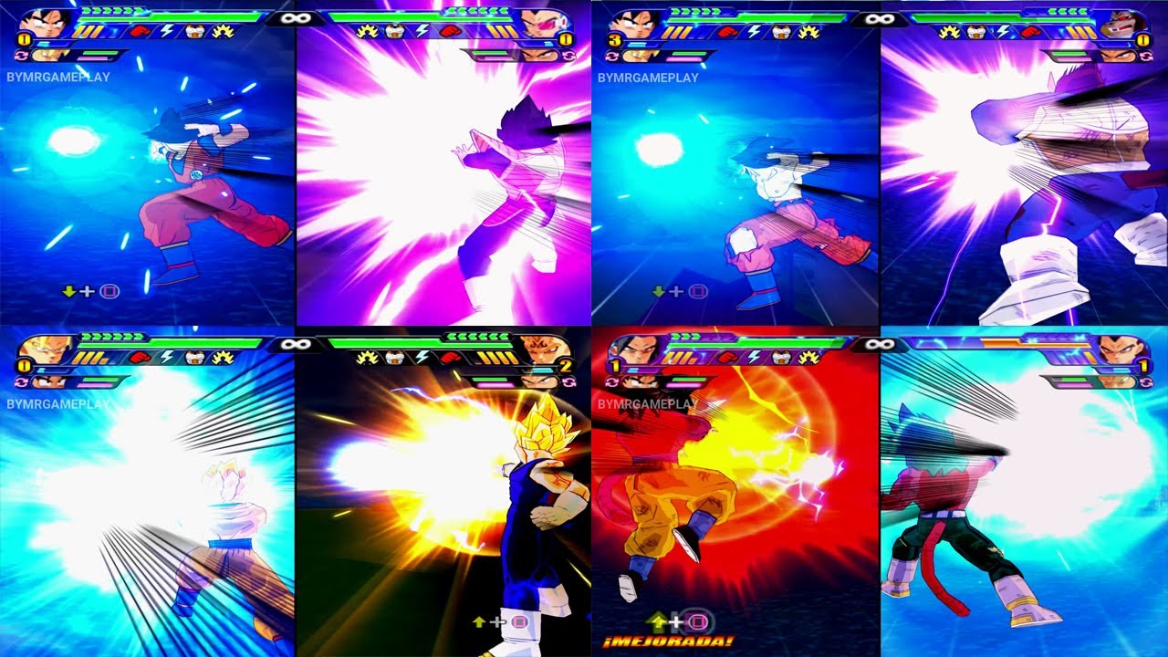 Choque de Poderes de Dragon Ball Z Budokai Tenkaichi 3 | GOKU VS VEGETA