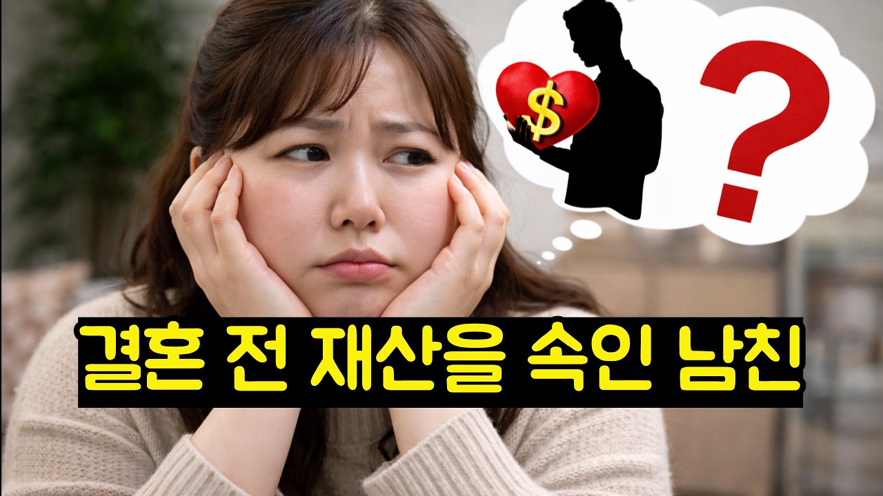 결혼 전 재산을 속인 남친