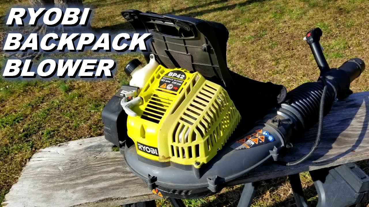 Ryobi backpack blower won't run at full speed