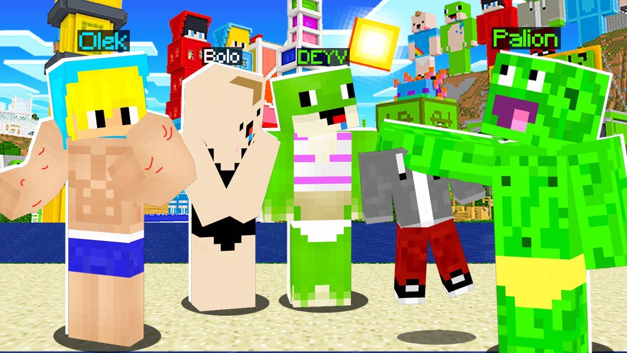 JESTEŚMY GOLI na PALIONOWIE w Minecraft!