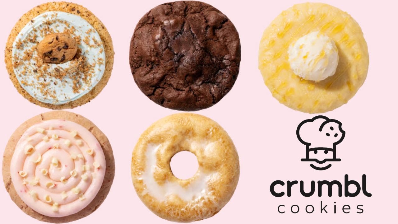 Crumbl 2/26/24 Brownie Batter, Old Fashioned Doughnut, Chips Ahoy, Cornbread, Strawberry Cake
