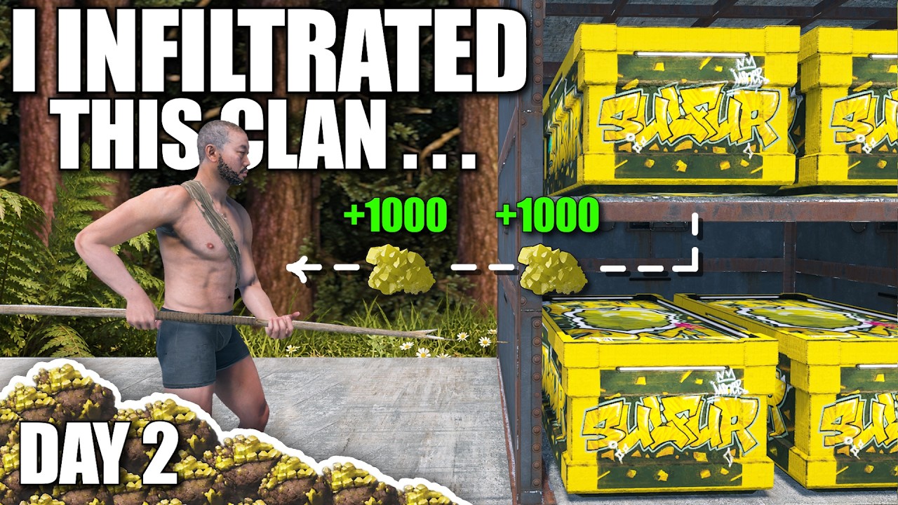 Как я внедрился в клан ради всего в Rust... при участии Willjum
