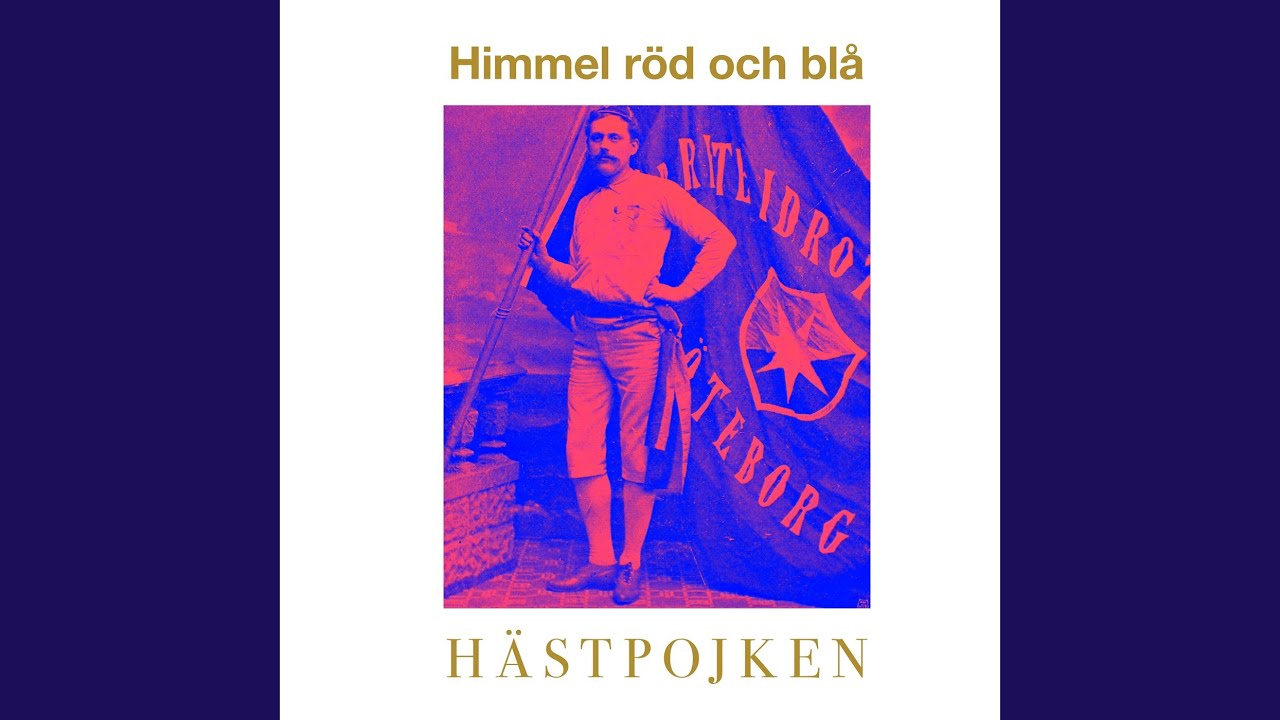 Himmel röd och blå