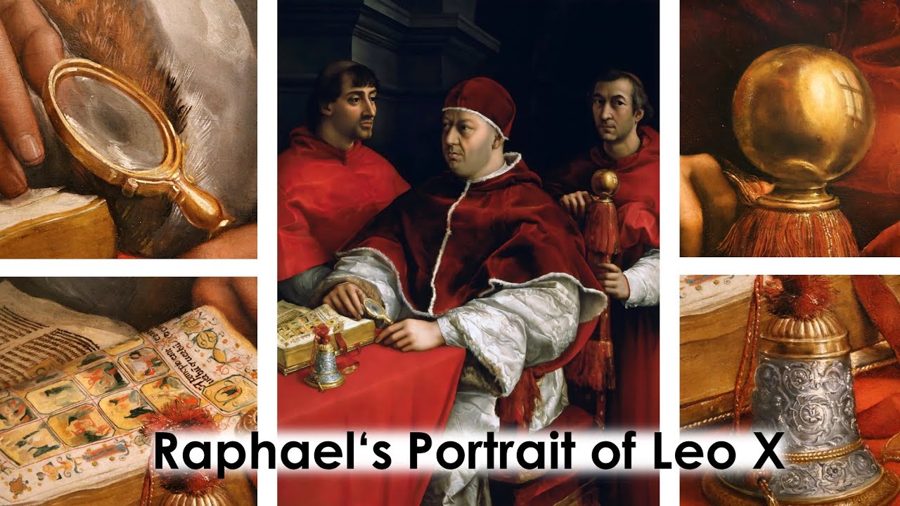 Portrait of Leo X (1518) by Raphael