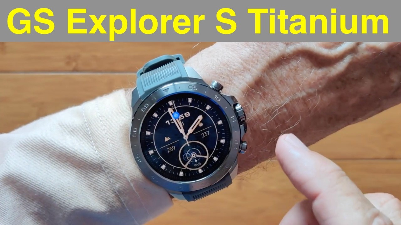MIBRO GS Explorer S Titanium BT Call AMOLED UHD 10ATM Free Diving GPS Smartwatch: Unboxing& 1st Look