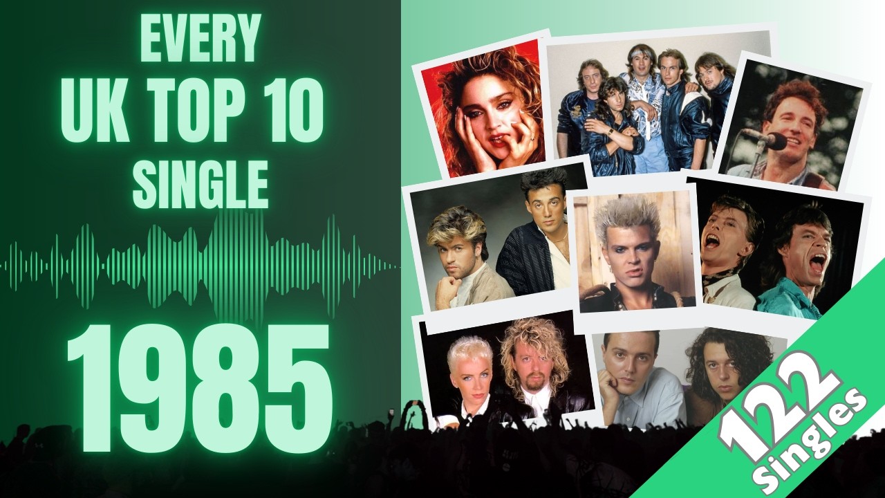 Every UK Top 10 Single Of 1985!!!