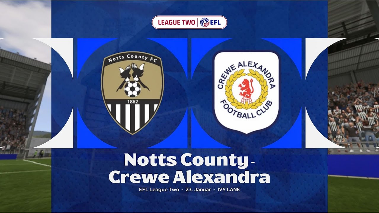 EA Sports FC 26 | Notts County vs Crewe Alexandra - EFL League Two | Gameplay PS5
