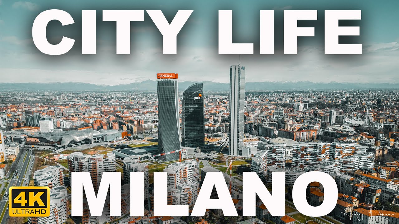 Район City Life в Милане: Удивительная дрон-экскурсия