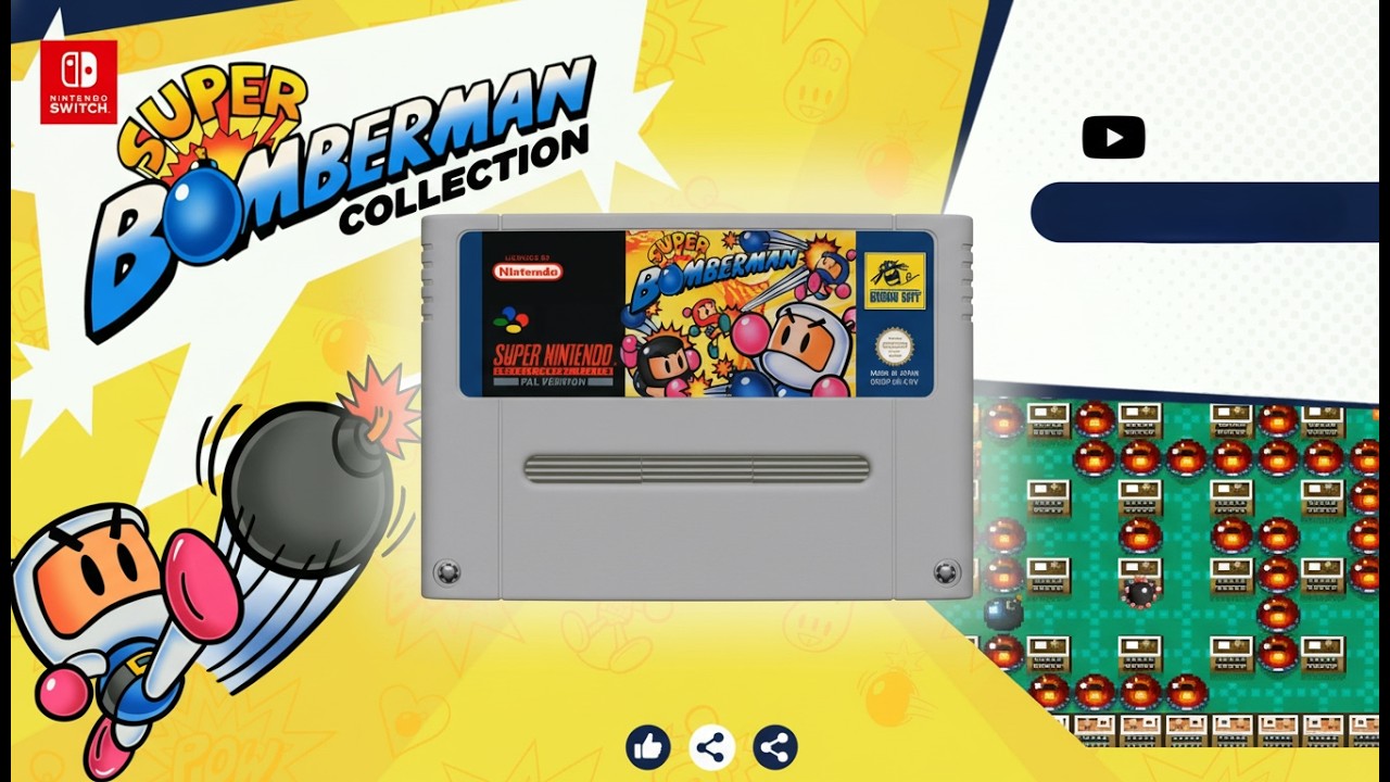 super bomberman collection switch! conferindo essa pérola