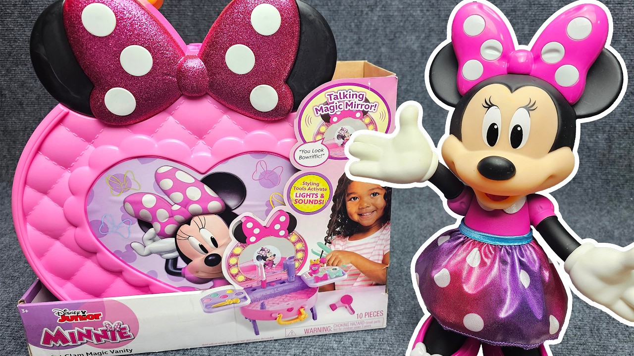 Disney Minnie Mouse Laundry Playset [K.226] Satisfying with Unboxing Toys Compilation ASMR