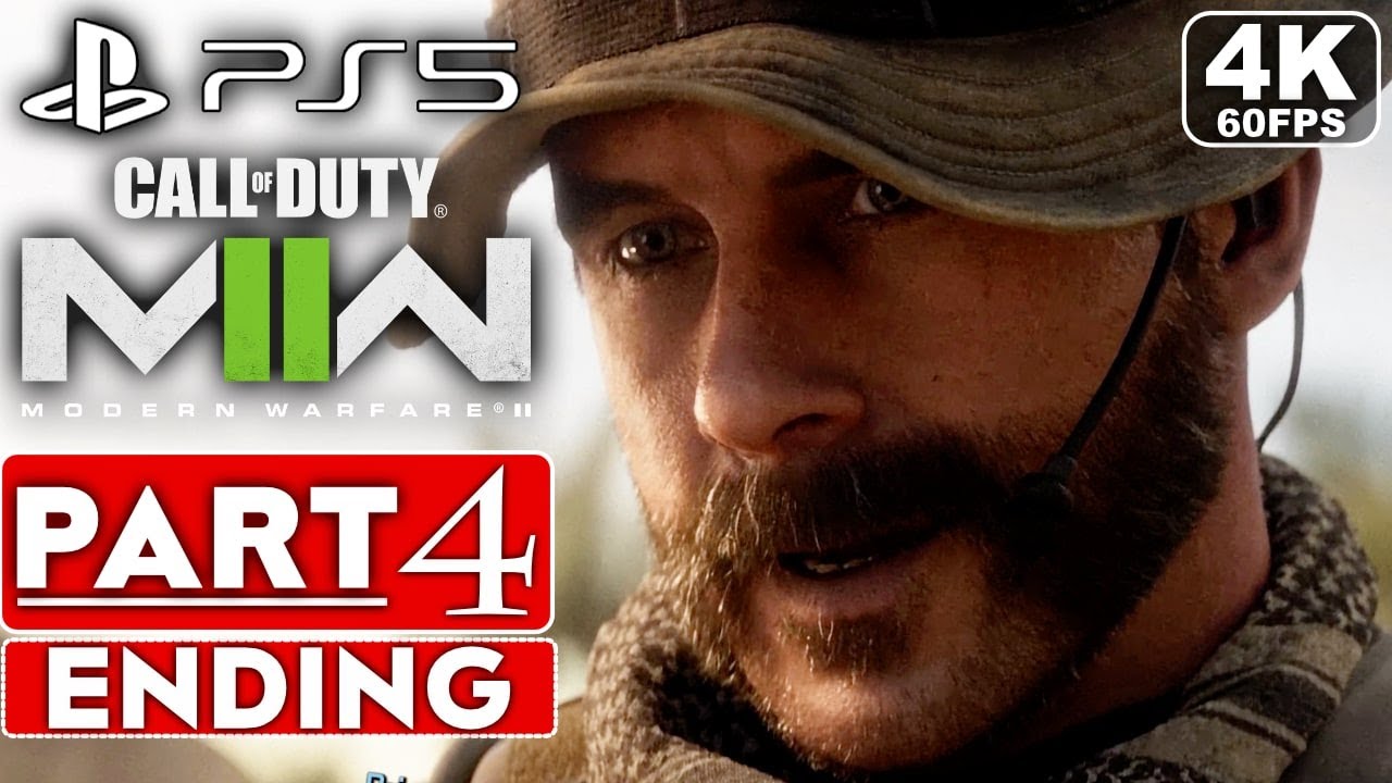 CALL OF DUTY MODERN WARFARE 2 ENDING Gameplay Walkthrough Part 4 Campaign [4K 60FPS PS5]