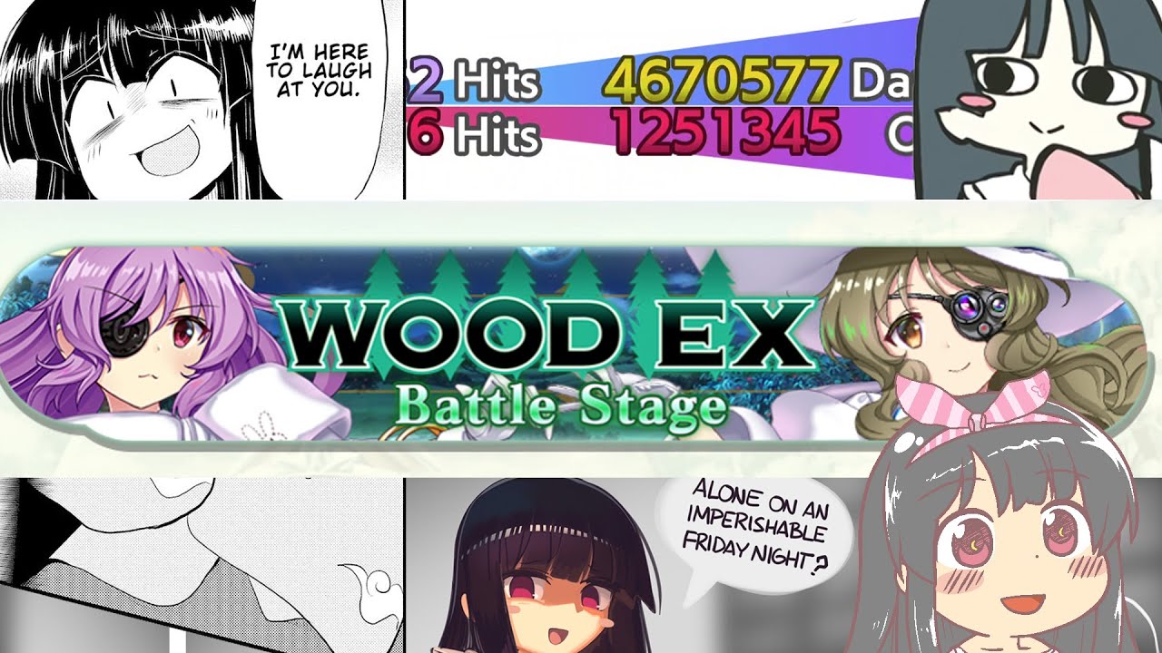 Touhou Lost Word | Wood EX | 58SP | Kaguya Comp! 4 L1 Characters and B2 Junko!