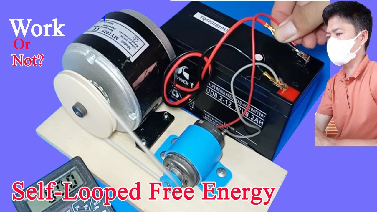 Real or Fake? Free energy generator / how to make free energy from dc motors