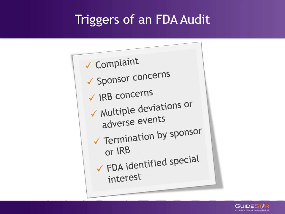 Preparing for an FDA Audit