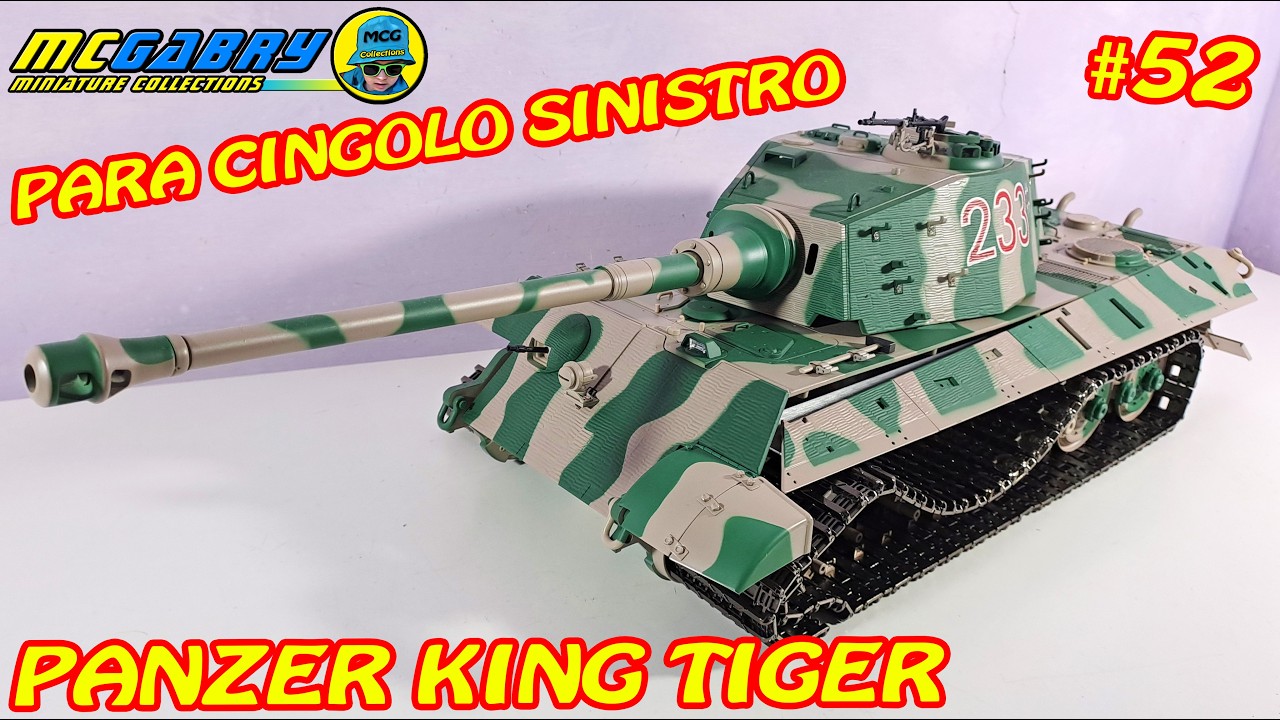 KING TIGER HACHETTE N.52 PARACINGOLO ANTERIORE SINISTRO -  UNBOXING EDICOLA