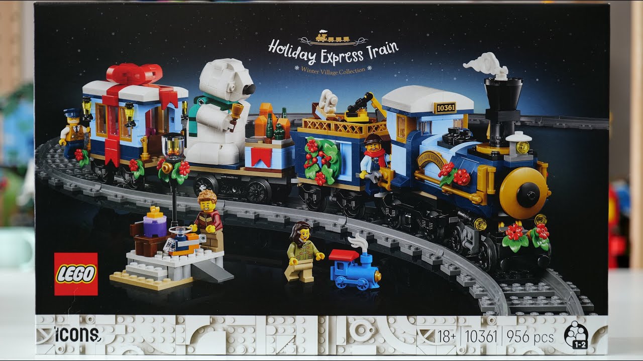 LEGO Icons 10361 Holiday Express Train Speed Build