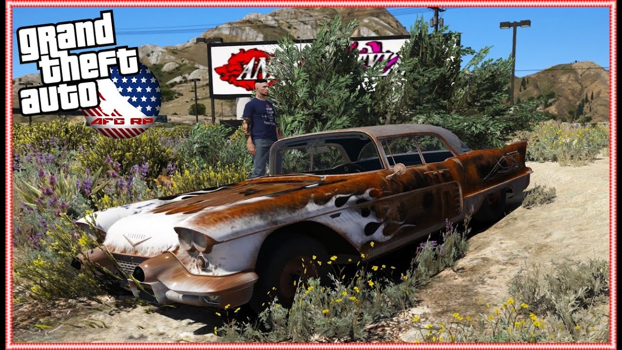 Ролевая игра GTA 5 — ВОЗВРАЩАЕМ К ЖИЗНИ БЕСПЛАТНЫЙ РЖАВЫЙ КАДИЛЛАК 57-ГО ГОДА! — Эпизод 1025 — AF...