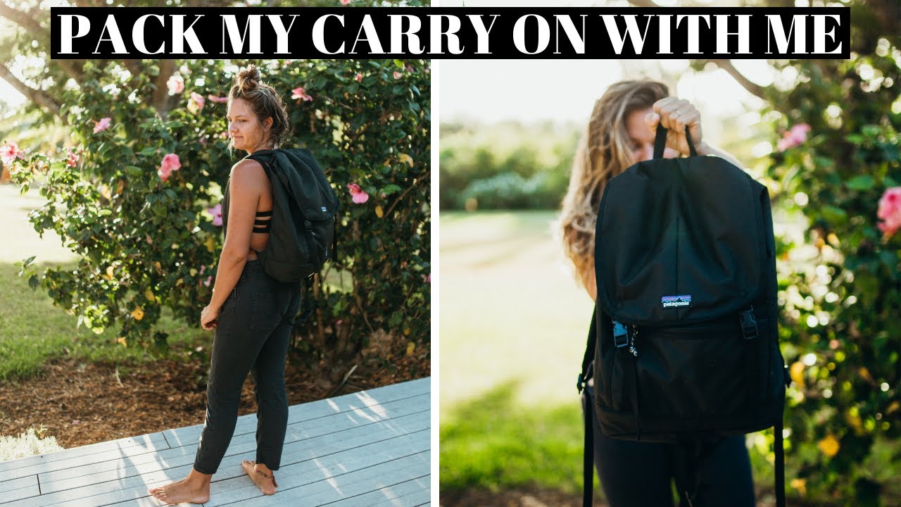 MINIMALIST CARRY ON | WHAT TO PACK FOR KIDS ON A LONG FLIGHT | Traveling with toddlers