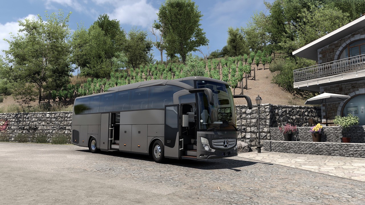 Mercedes-Benz New Travego 15SHD | Quick Bus Trip from Larisa to Ioannina | ETS 2