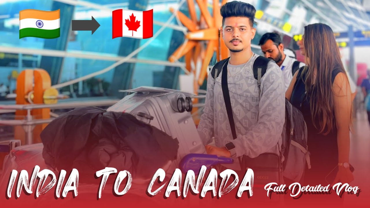 INDIA TO CANADA FULL DETAILED VLOG VIA WORLD'S MOST ADVANCED AIRPORT ✈️ _ G VLOGSTER