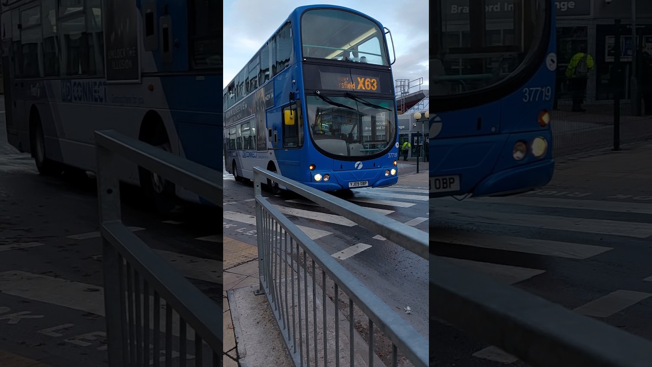 37719 - YJ09 OBP - Volvo B9TL Wright Eclipse Gemini | on X63 to Huddersfield