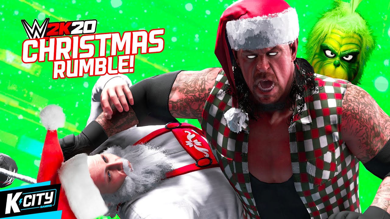 CHRISTMAS Royal Rumble Special in WWE 2k20! K-CITY GAMING