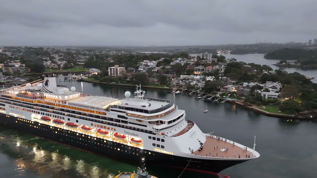 HOLLAND AMERICA VOLENDAM ARRIVES SYDNEY AUSTRALIA 🇦🇺 7 March 2026