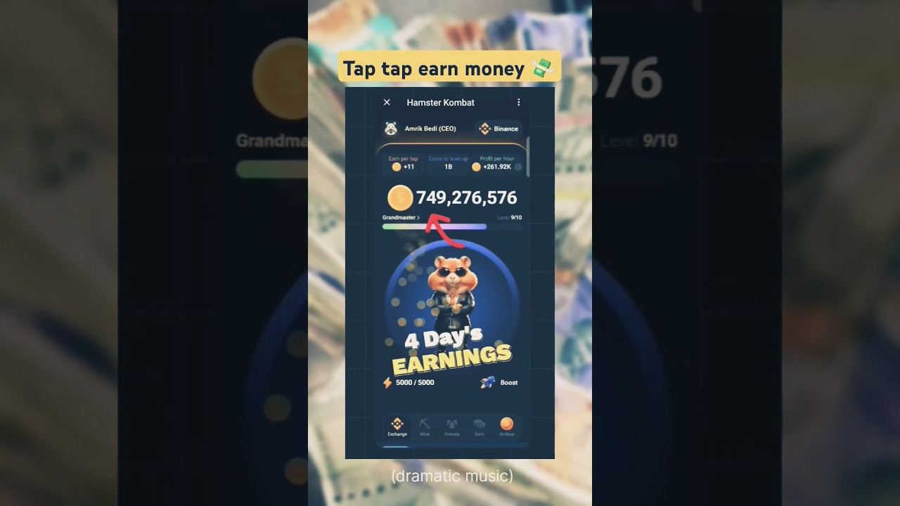 tap to earn money. tap tap app money. #shorts #tap #viral #viralvideo