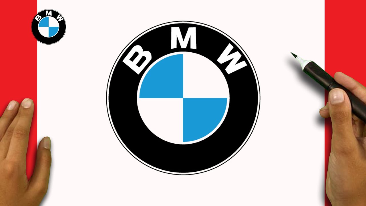 HOW TO DRAW BMW LOGO  / Auto Logos of the World