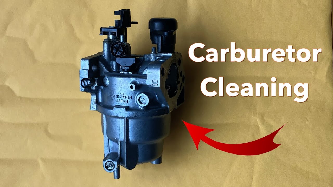 Cleaning A Honda GX340 KEIHIN Carburetor