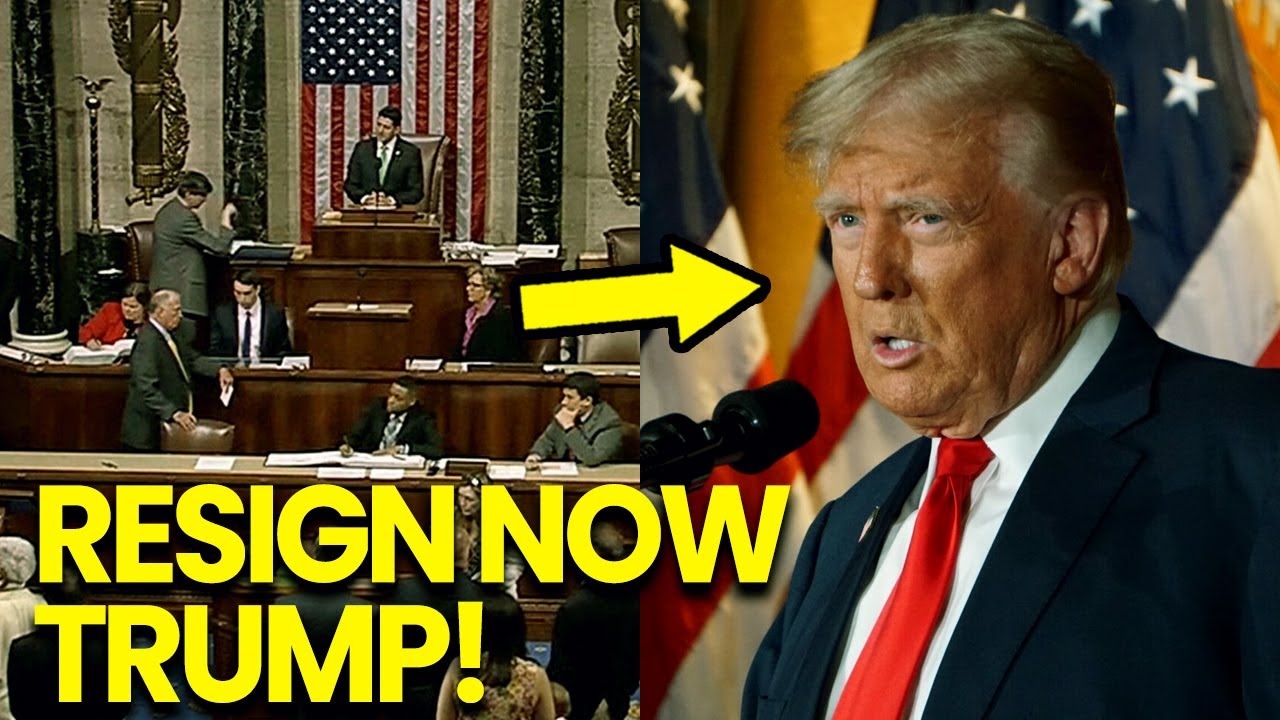 Trump PANICS as Congress DEMANDS Resignation