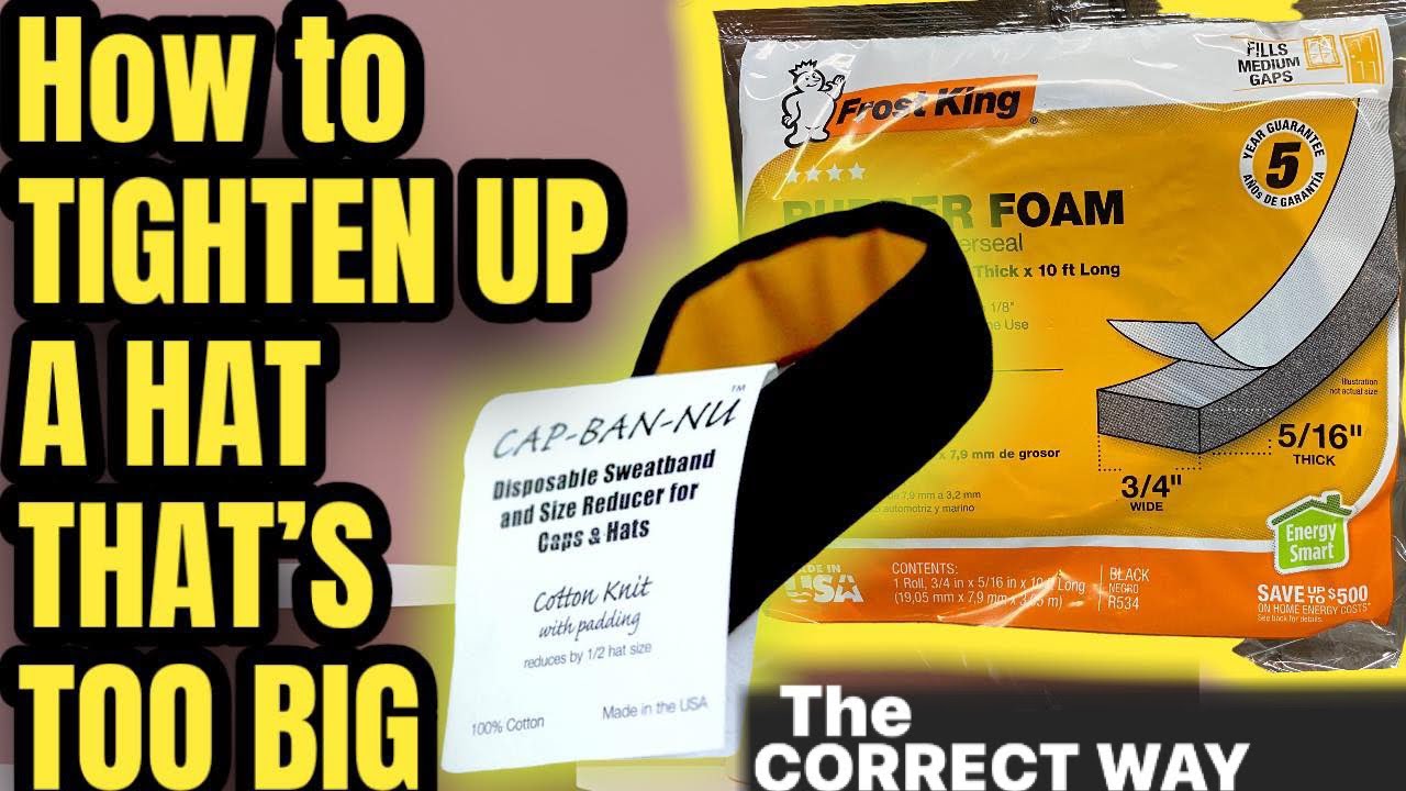 Как затянуть шляпу — Уменьшить шляпу — Правильный способ уменьшить шляпу