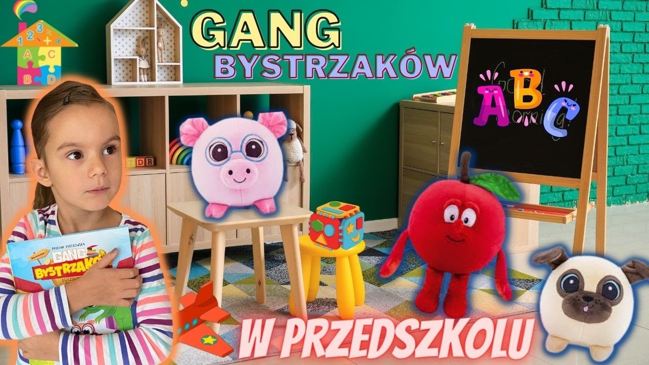 Gang Bystrzaków idzie do przedszkola🐷🍎🐶