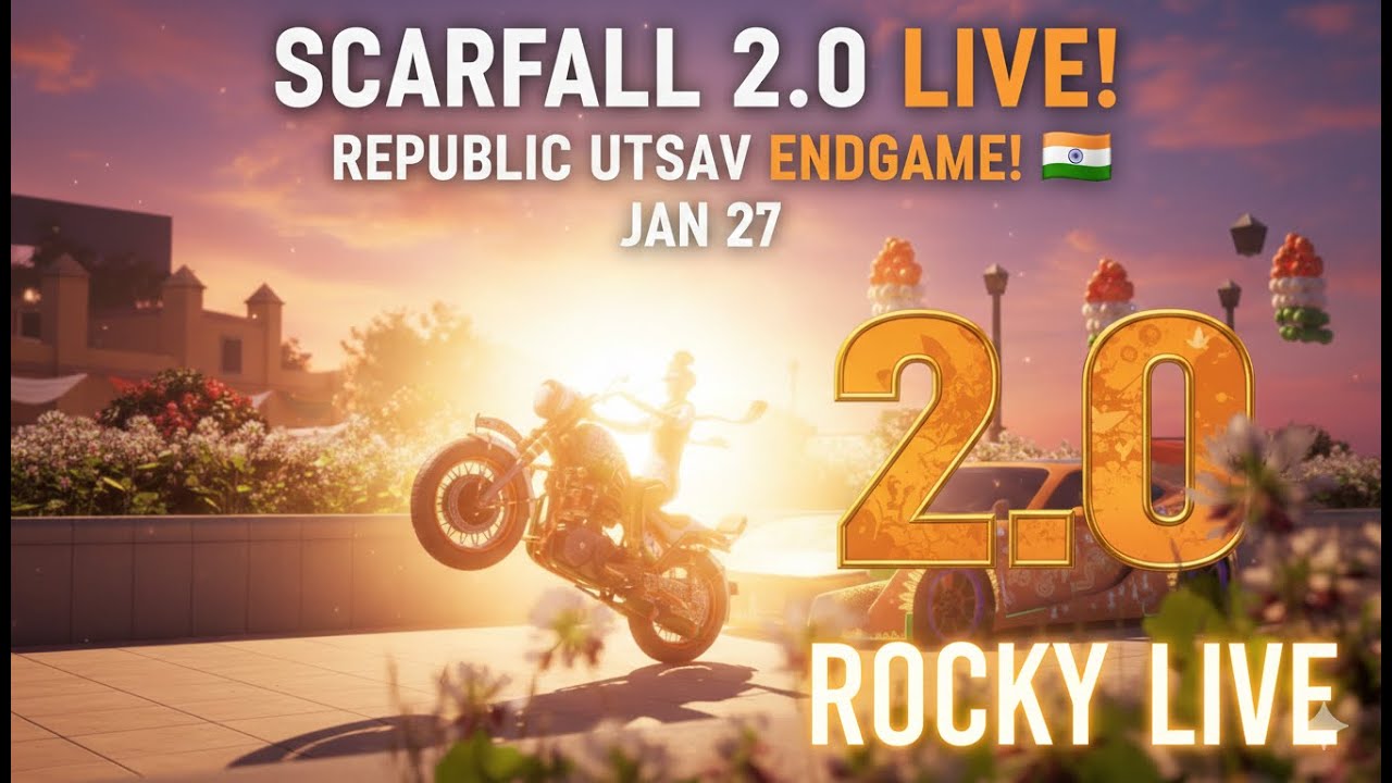 🔴 SCARFALL 2.0 LIVE: The Indian Battle Royale Revolution! 🇮🇳
Welcome back to Rocky Live! Today,#S