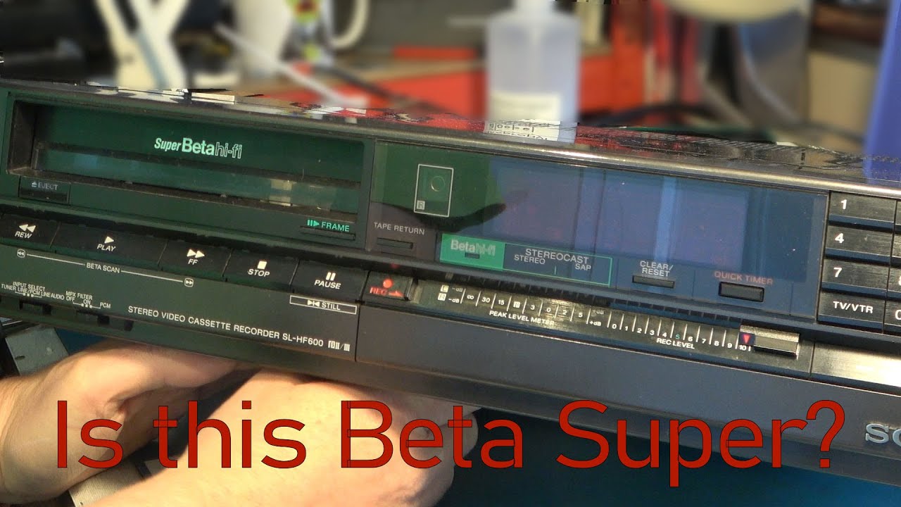 Working on a Sony SuperBeta SL-HF600 and more on Philips VR2324
