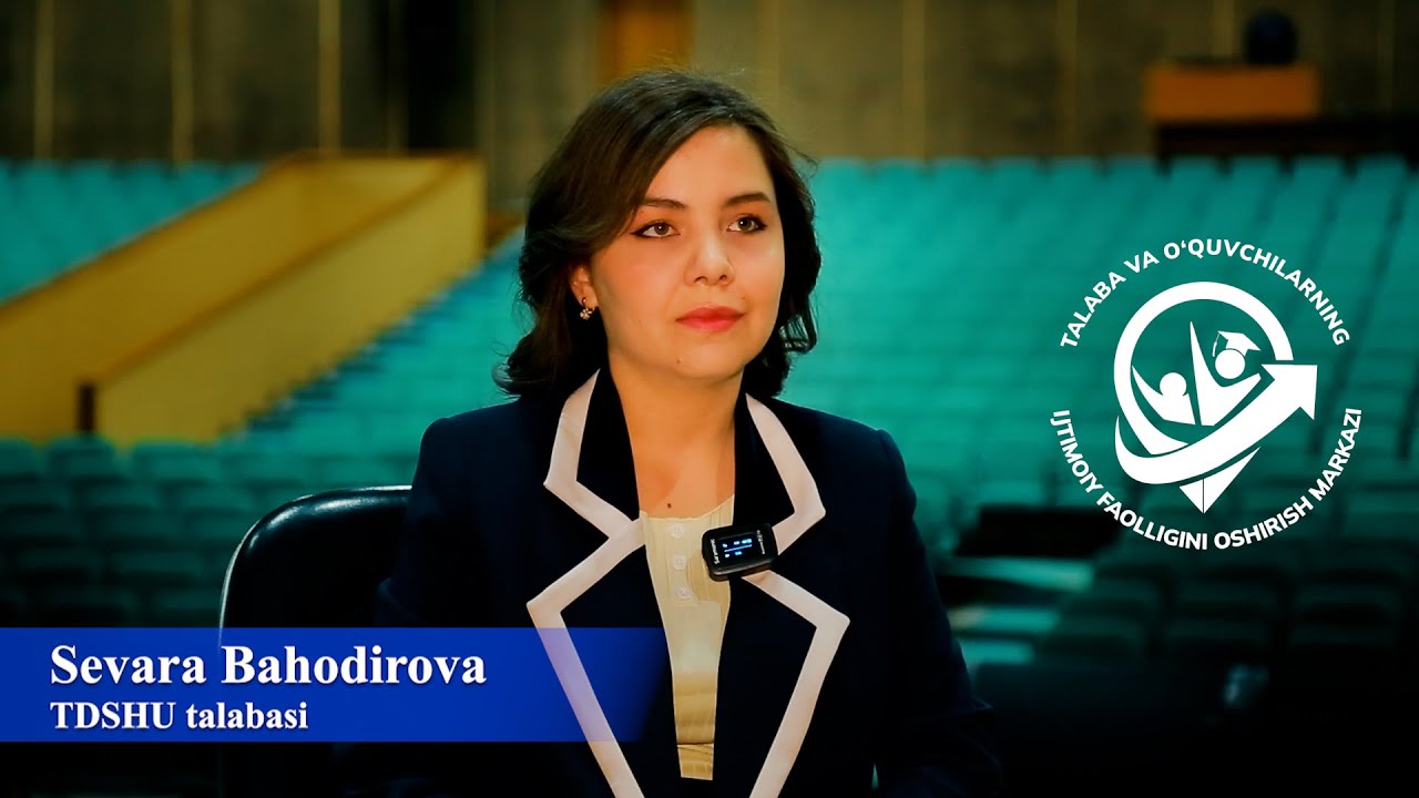 Zulfiya nomidagi davlat mukofoti sohibasi Sevara Bahodirova bilan intervyu