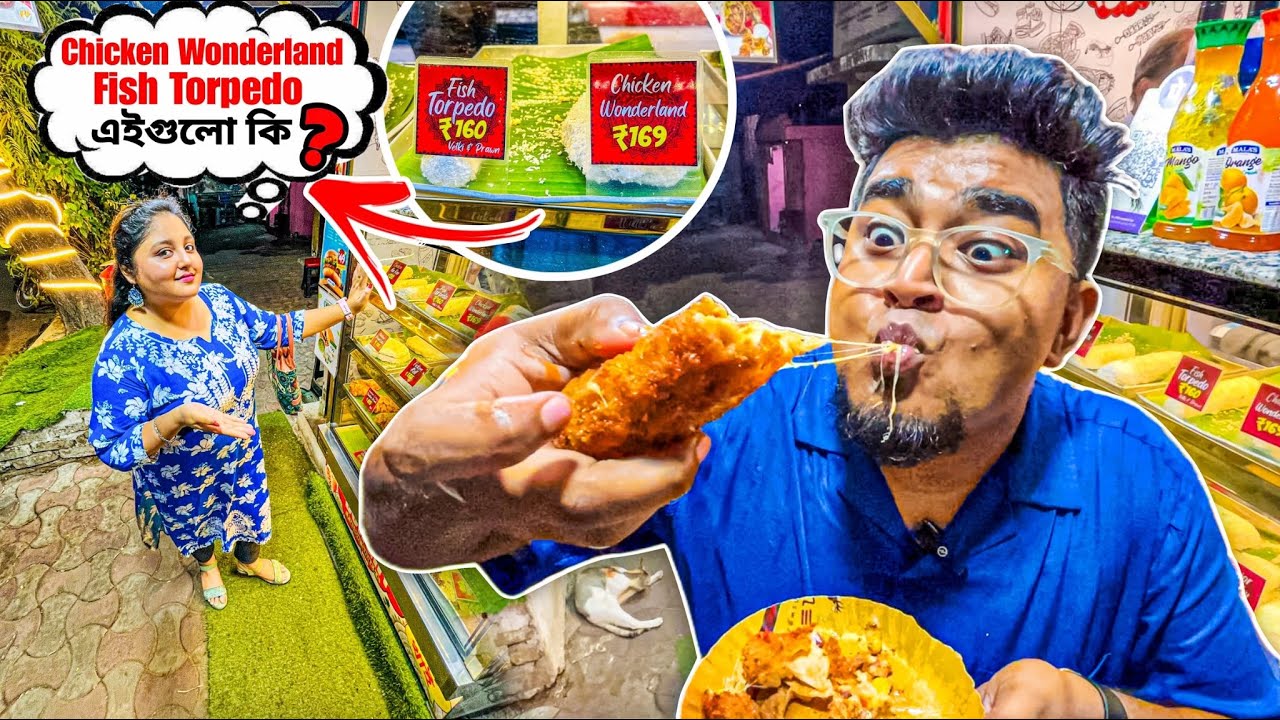 মাত্র ₹120/- Chicken Ala Kiev 😍 Fish Torpedo, Chicken WONDERLAND এগুলো কি ? KFC Style Fried Chicken
