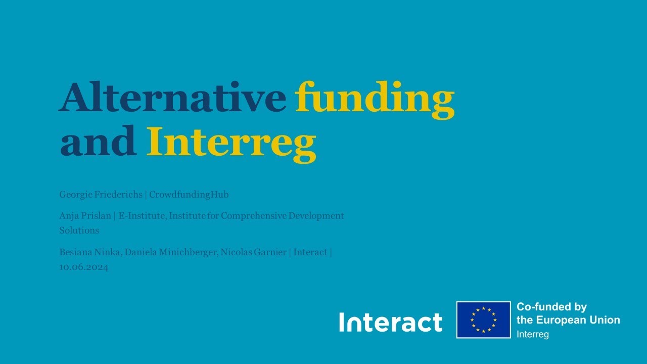 Alternative funding and Interreg_10062024