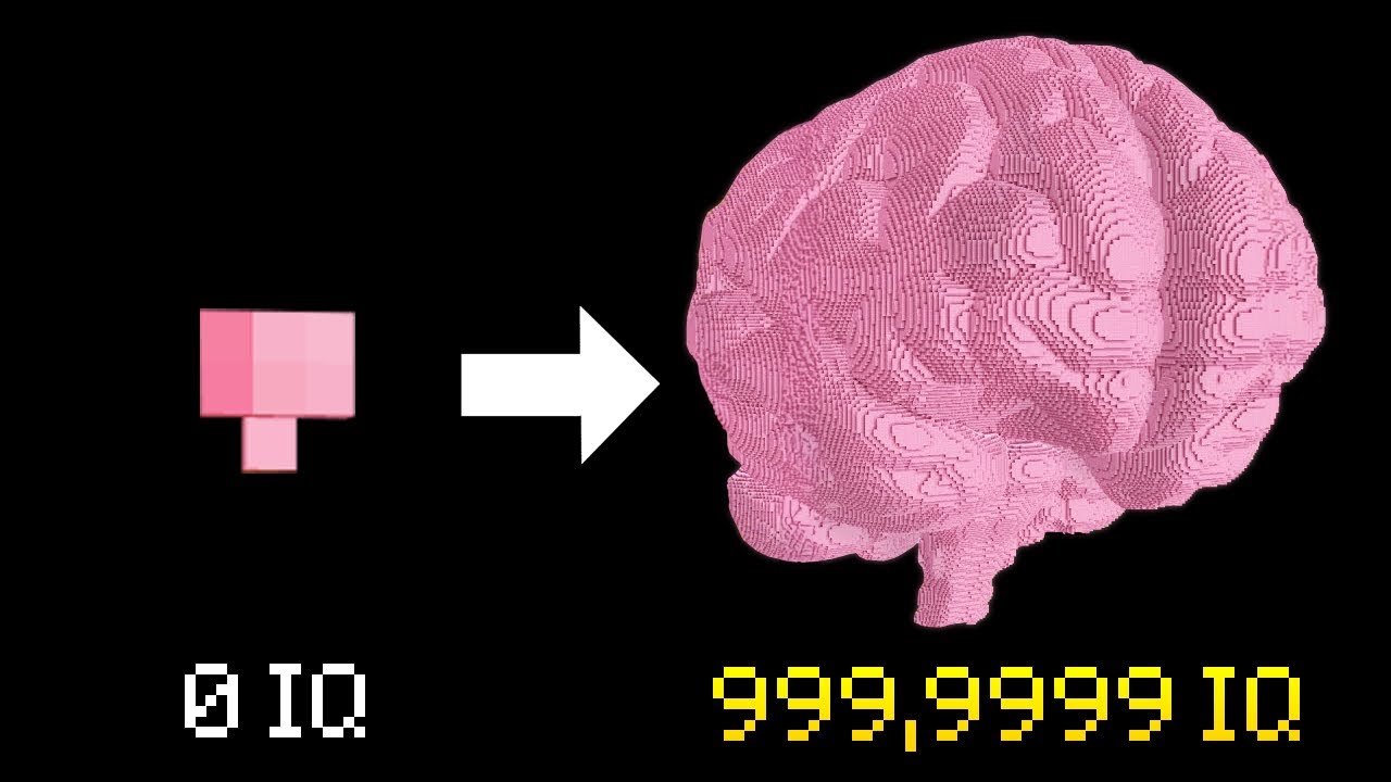 Minecraft, But From 0 to 999,999 IQ..