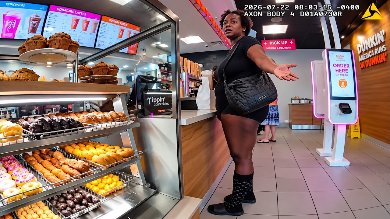 Сержант заехал в Dunkin за кофе и ушёл весь в нём.