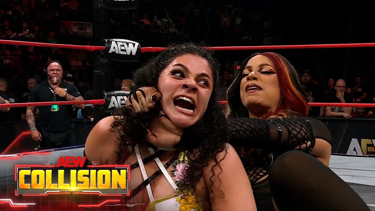 Mon&eacute; нападает на Persephone И Hazuki! (06.06.26) | Лучшие моменты AEW Collision при поддержке Upp...