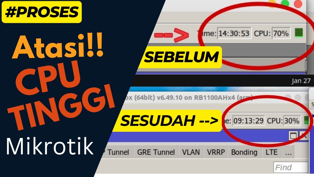 Solusi Atasi CPU Mikrotik Tinggi Dengan Tambah Mikrotik (Pakai Mikrotik lebih dari satu)