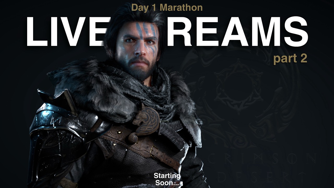 &Mu;&alpha;&rho;&alpha;&theta;ώ&nu;&iota;&omicron;&sigmaf; LIVESTREAMS 🔴 'CRIMSON DESERT' day 2