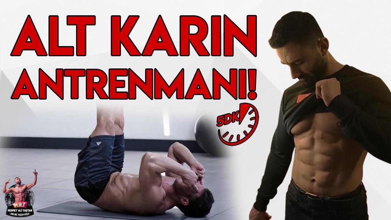5 Dakikada Alt Karın Eritme Hareketleri  |  Mehmet Ali Taştan