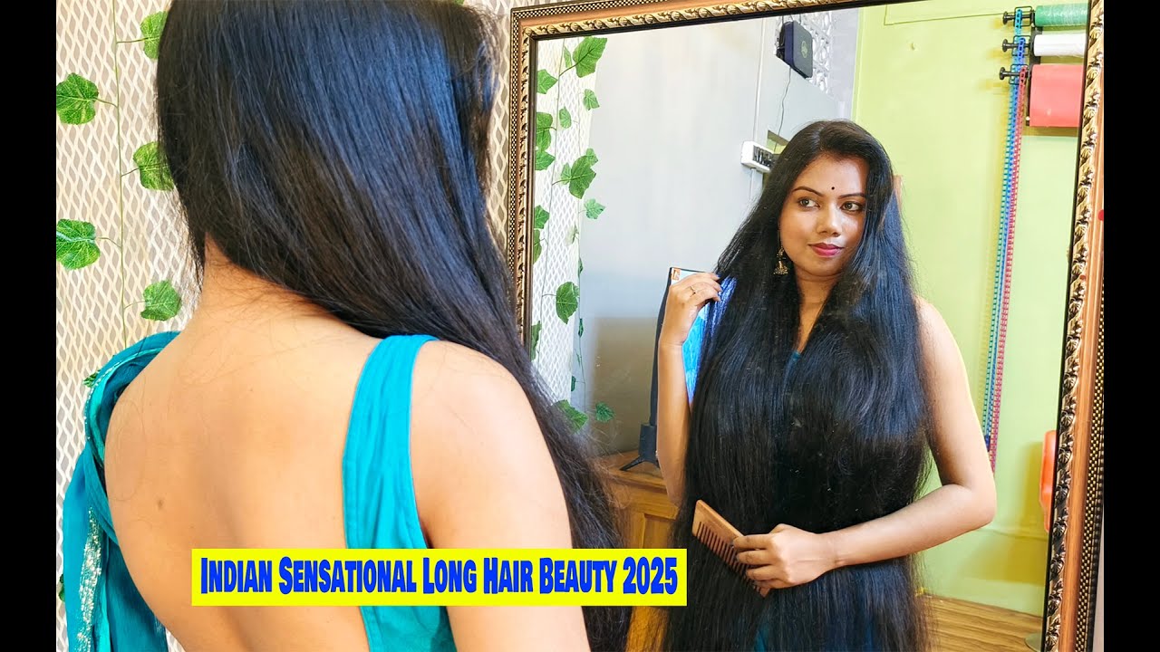 Sensational Beauty Of Indian Long Hair | Long Hair Fashion 2025