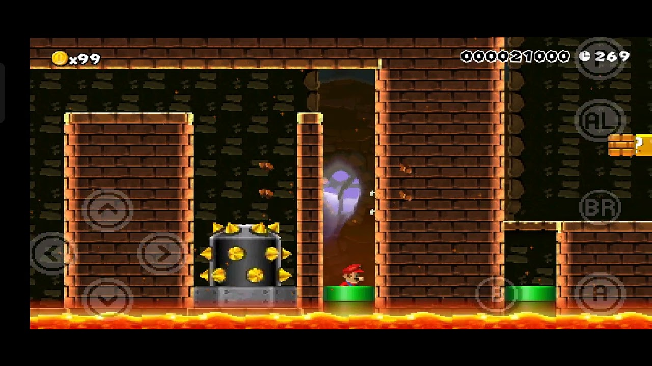 Super Mario Maker: World Engine - Spike Pillar Castle